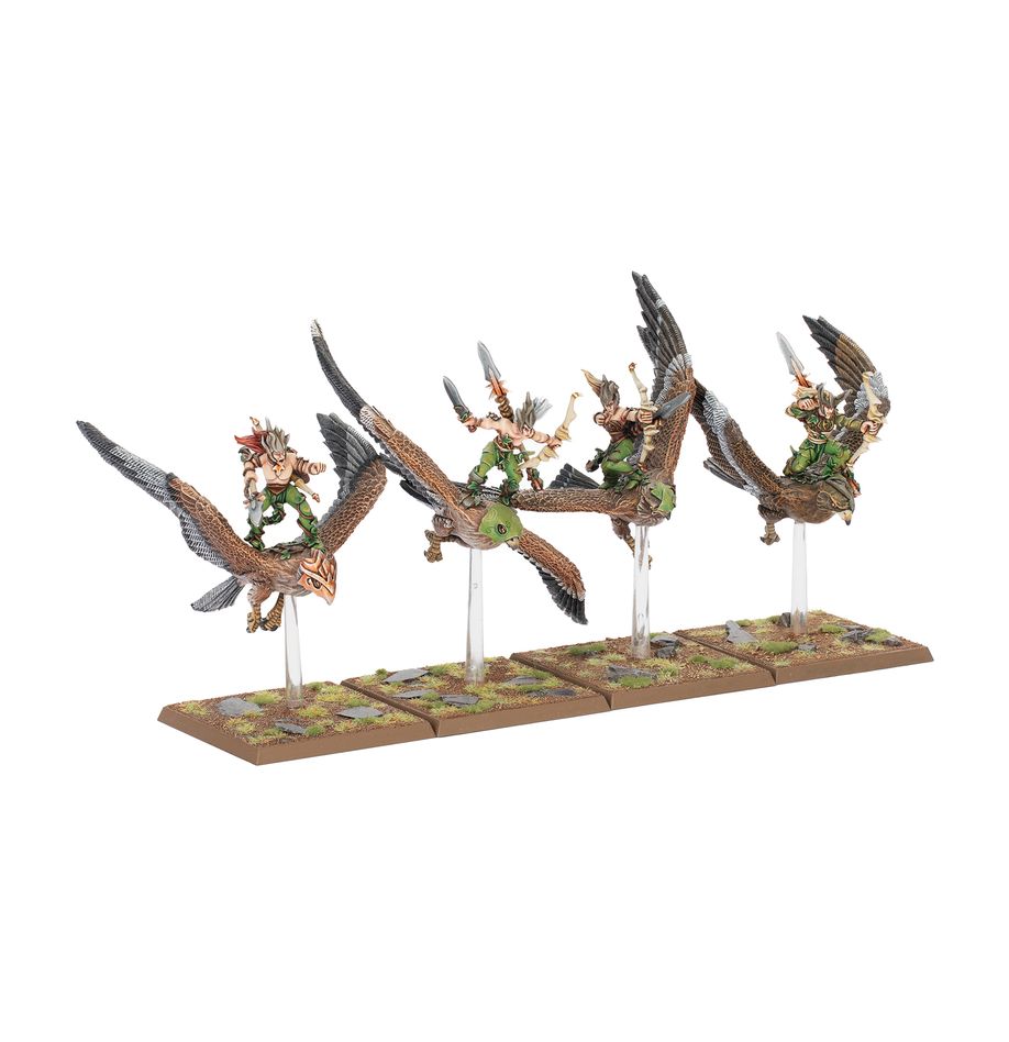 THE OLD WORLD: Wood Elf Hawk Riders (D)