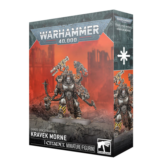 CHAOS SPACE MARINES: KRAVEK MORNE (Pre-Order)