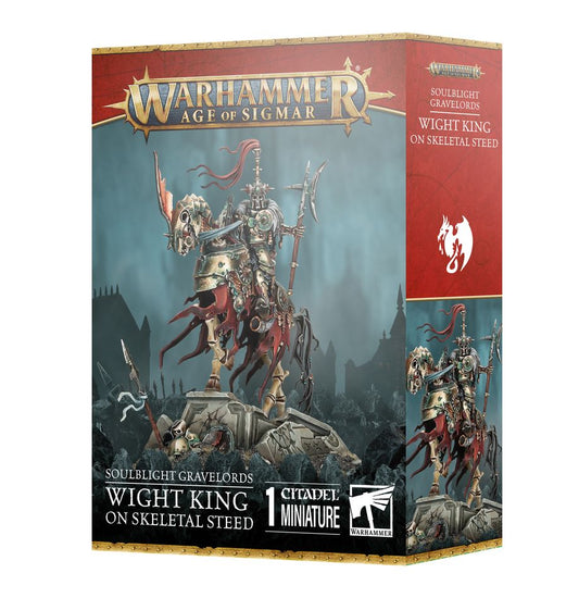SOULBLIGHT GRAVELORDS: Wight King / Lord on Skeleton Steed (D)