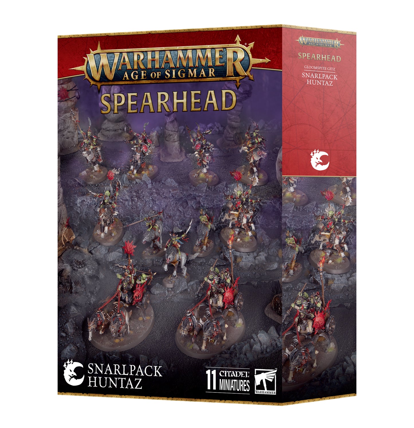 SPEARHEAD: GLOOMSPITE GITZ SNARLPACK HUNTAZ (Pre-Order)