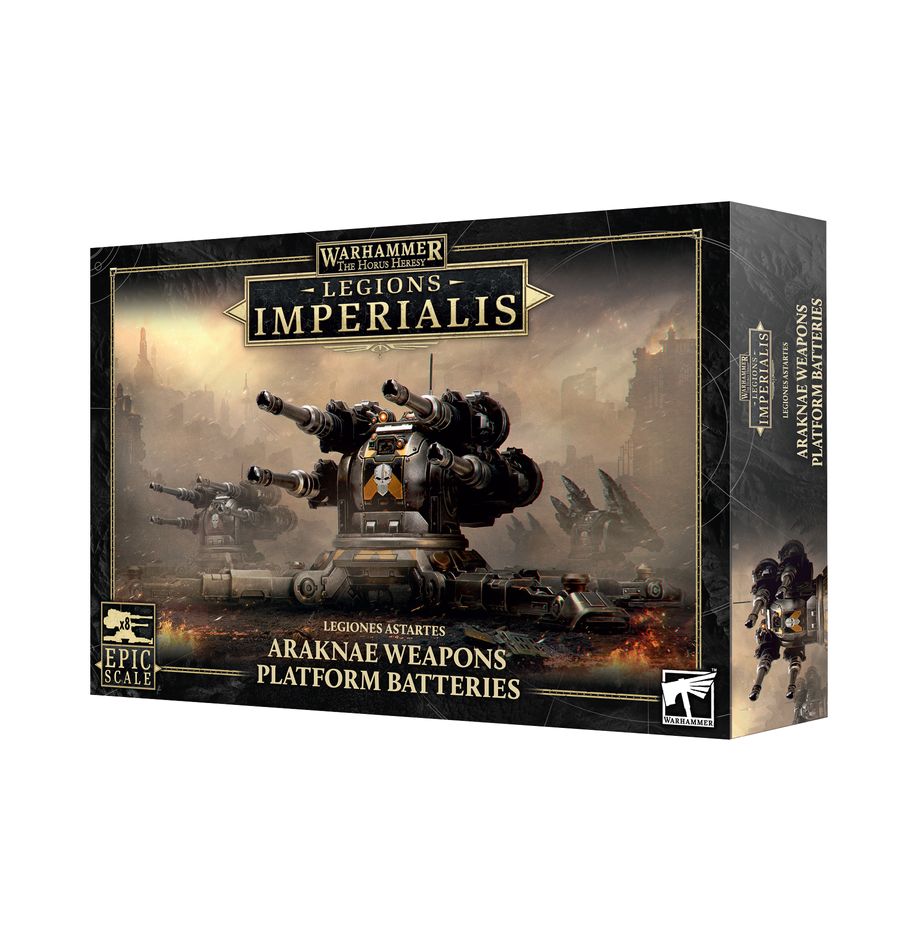 LEGION IMPERIALIS: ARAKNAE WEAPONS PLATFORM BATTERIES (Pre-Order)