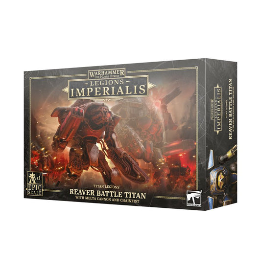 LEGIONS IMPERIALIS: REAVER TITAN WITH MELTA CANNON & CHAINFIST