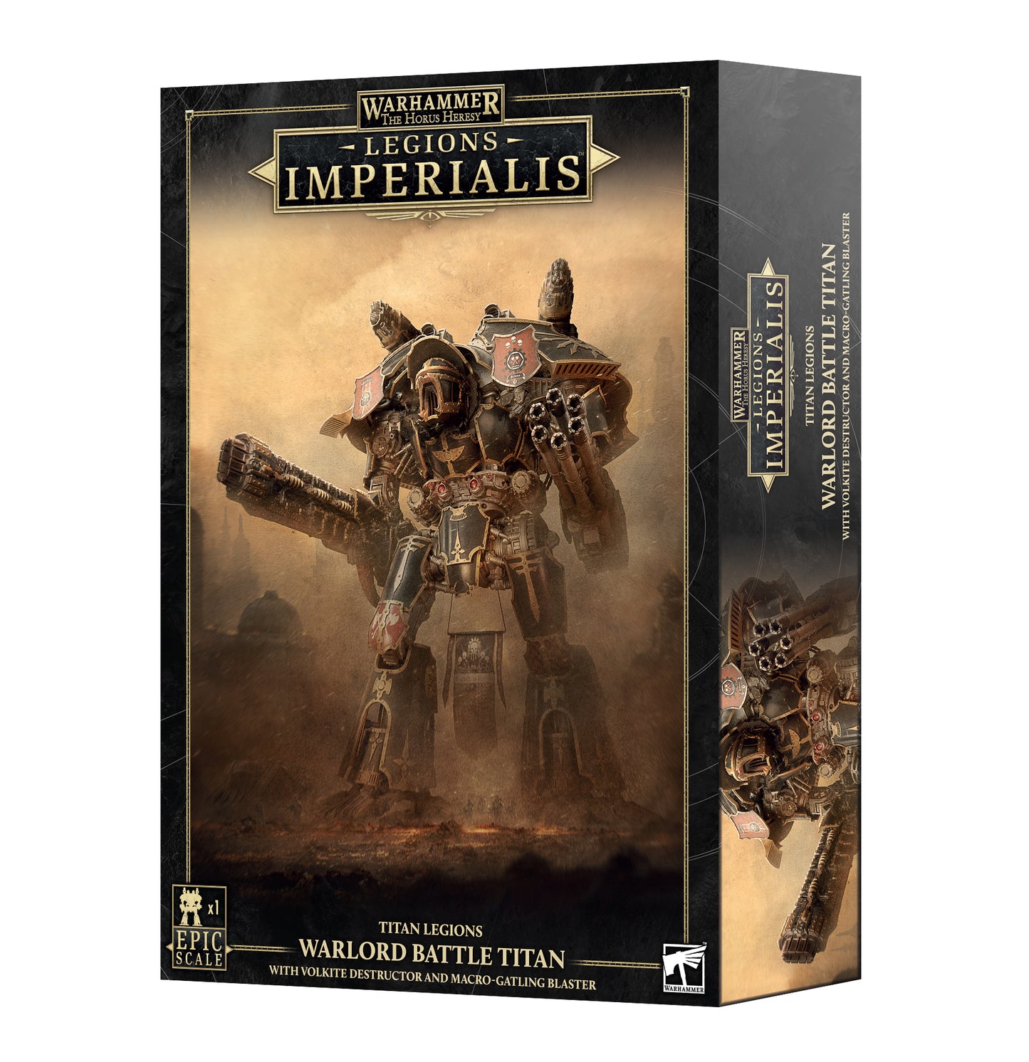 LEGIONS IMPERIALIS: WARLORD TITAN WITH VOLKITE & MACRO GATLING BLASTER (Pre-Order)