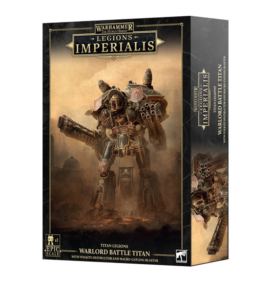 LEGIONS IMPERIALIS: WARLORD TITAN WITH VOLKITE & MACRO GATLING BLASTER (Pre-Order)