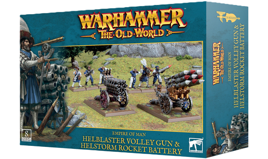 THE OLD WORLD: EMPIRE OF MAN HELBLASTER VOLLEYGUN / HELSTORM BATTERY