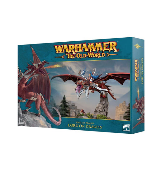 THE OLD WORLD: HIGH ELF REALMS: LORD ON DRAGON