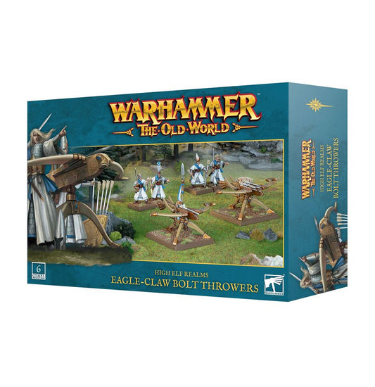 THE OLD WORLD: HIGH ELF REALMS: EAGLE CLAW BOLT THROWERS