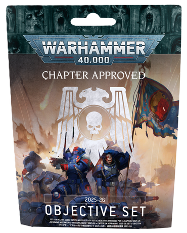 WARHAMMER 40000: CHAPTER APPROVED: OBJECTIVES SET 2025-26 (Pre-Order)