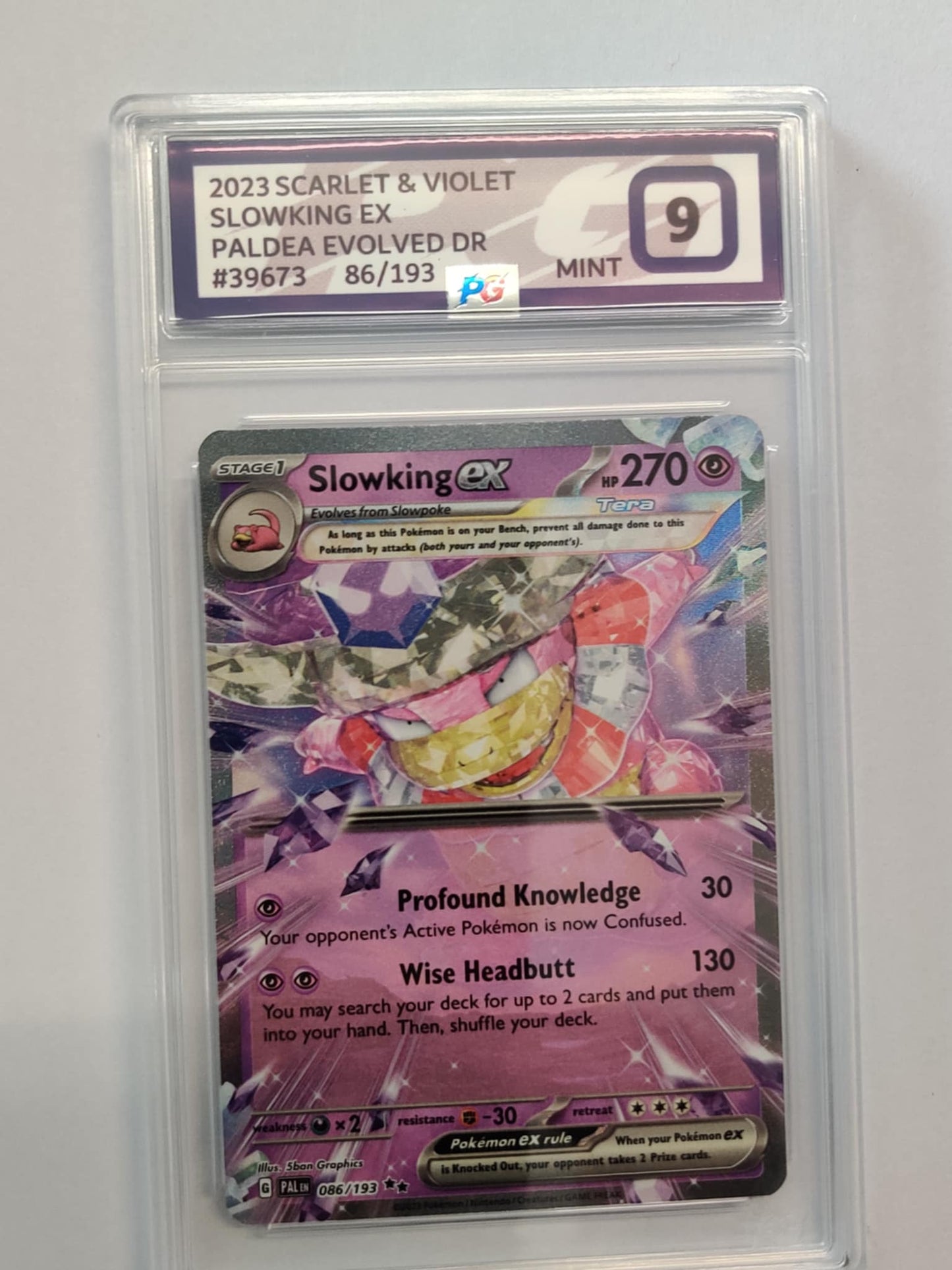 Slowking ex PAL086 English PG-9