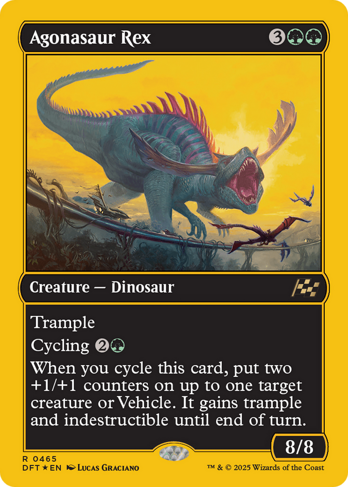 Agonasaur Rex (First-Place Foil) [Aetherdrift]