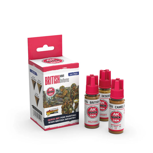 AK Interactive BRITISH UNIFORMS (QUICK GEN SET) AK17503