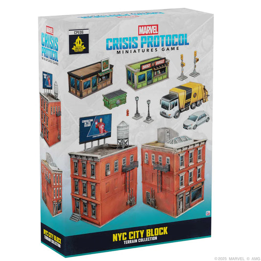 Marvel: Crisis Protocol - NYC City Block Terrain Collection (Pre-Order)
