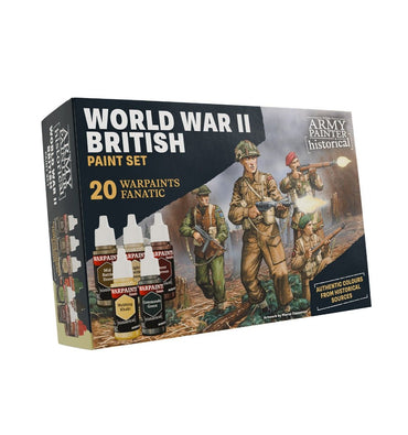 Army Painter Warpaints Fanatic: WWII British Paint Set (Pre-Order)