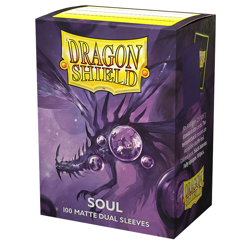 Dragon Shield – Standard size – Dual Matte – Metallic Purple – Soul (100)