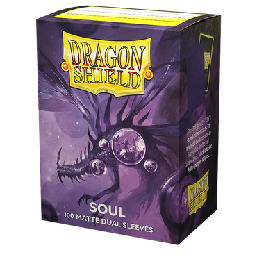 Dragon Shield – Standard size – Dual Matte – Metallic Purple – Soul (100)