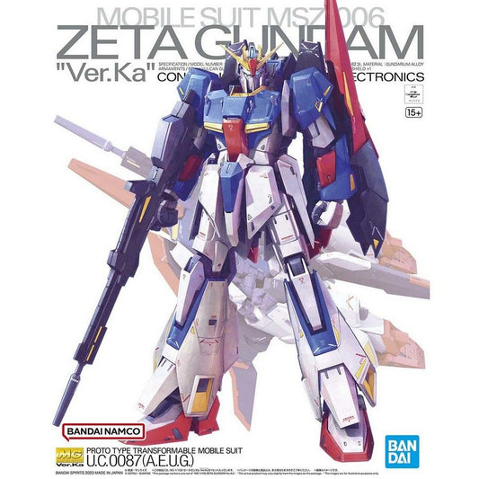 MG 1/100 Zeta Gundam Ver.Ka Bandai Model Kit Gunpla