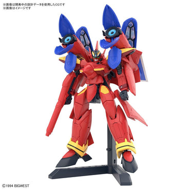 HG 1/100 VF-19 Custom Fire Valkyrie With Sound Booster Bandai Model Kit Gunpla