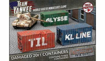 Battlefield In a Box - Modern: 20ft Shipping Containers - Damaged (x3)