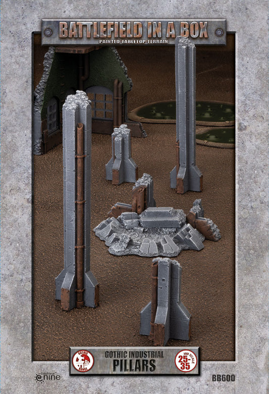 Battlefield In a Box - Gothic Industrial  - Pillars