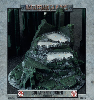 Battlefield In a Box - Gothic Battlefields: Collapsed Corner - Malachite