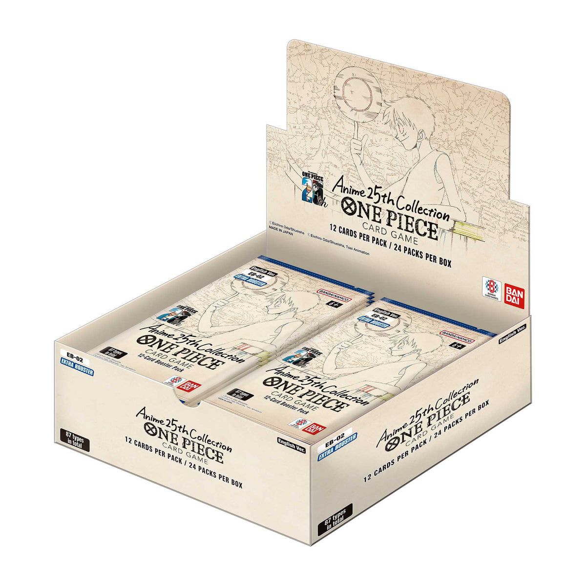 One Piece Card Game: Anime 25th Collection Booster Box (EB-02)