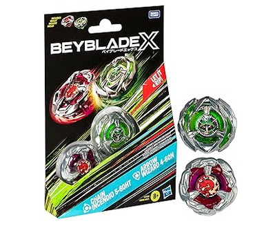 Beyblade X – Gen 4 Dual Pack 2 – Chain Incendio 5-60HT & Arrow Wizard 4-60N (Pre-Order)