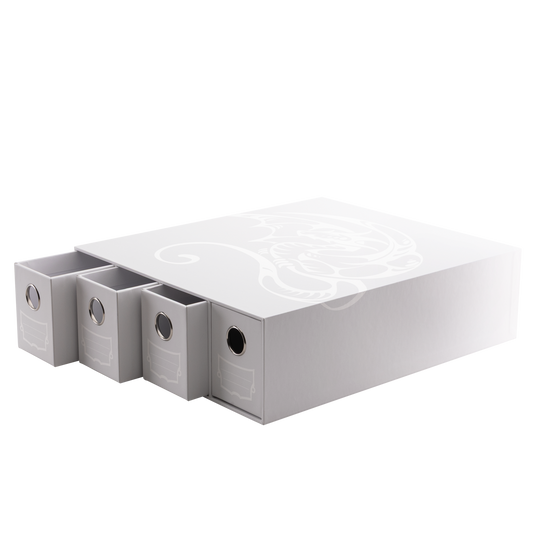 Dragon Shield Fortress Card Drawers Horizontal-4 - White