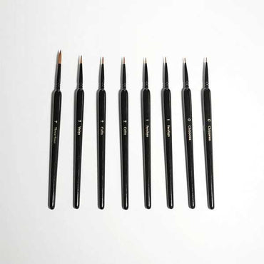 Kolinsky Sable Brush Set (8 Brushes)