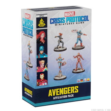 Avengers Affiliation Pack: Marvel Crisis Protocol Miniatures Games