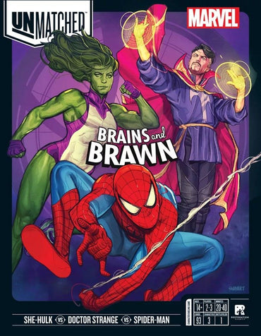 Unmatched Marvel: Brains and Brawn Board Game