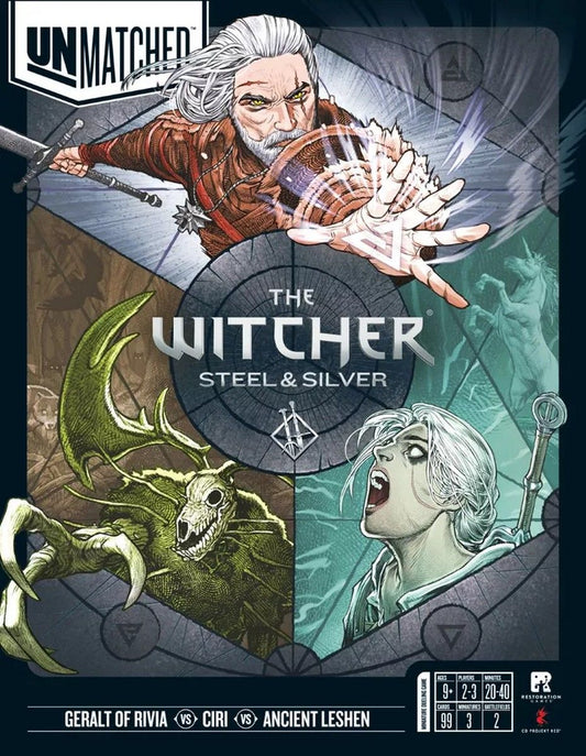 Unmatched: The Witcher - Steel & Silver Board Game
