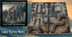 Battle Map Books: Castles, Crypts And Caverns 2 Book Set