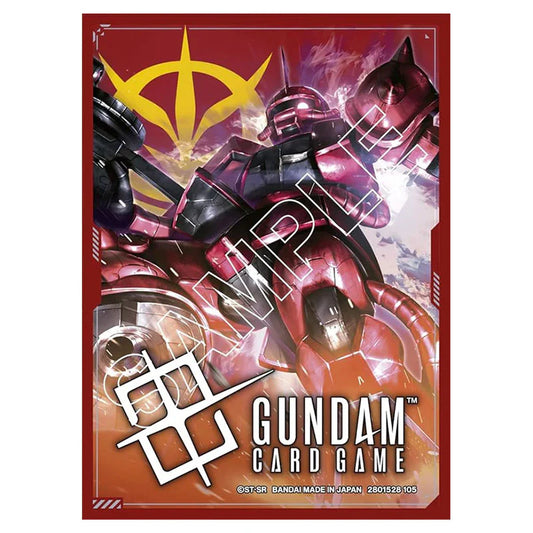 Gundam Card Game: Official Card Sleeve 01 (Type 1 Char's Zaku Ⅱ/Zeon) (Pre-Order)