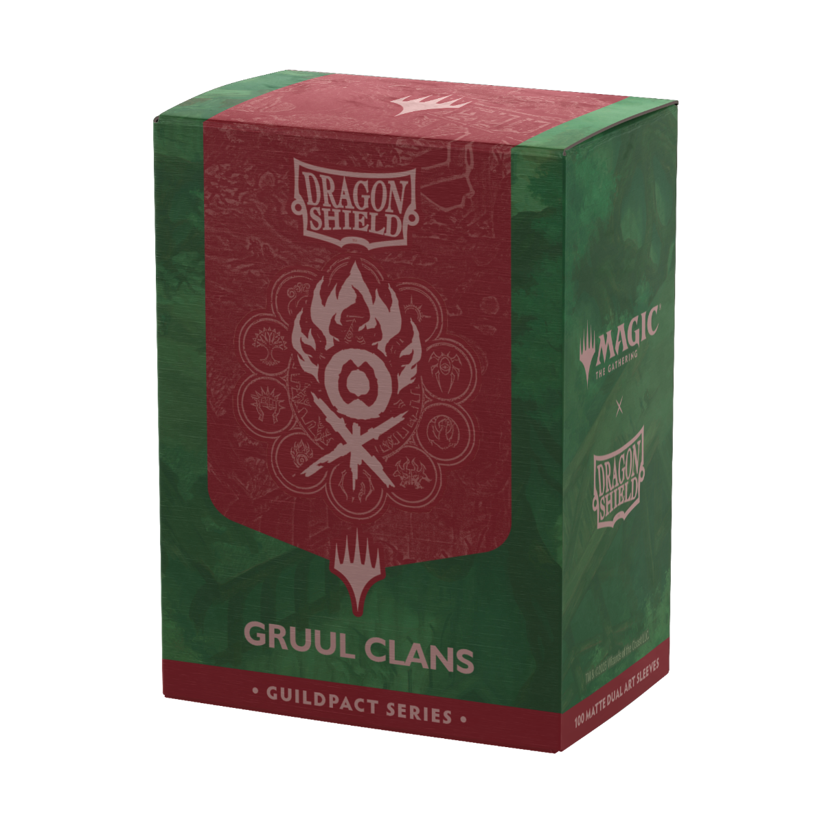 Dragon Shield – MTG Guildpact Series Brushed Art Sleeves – Gruul Clans