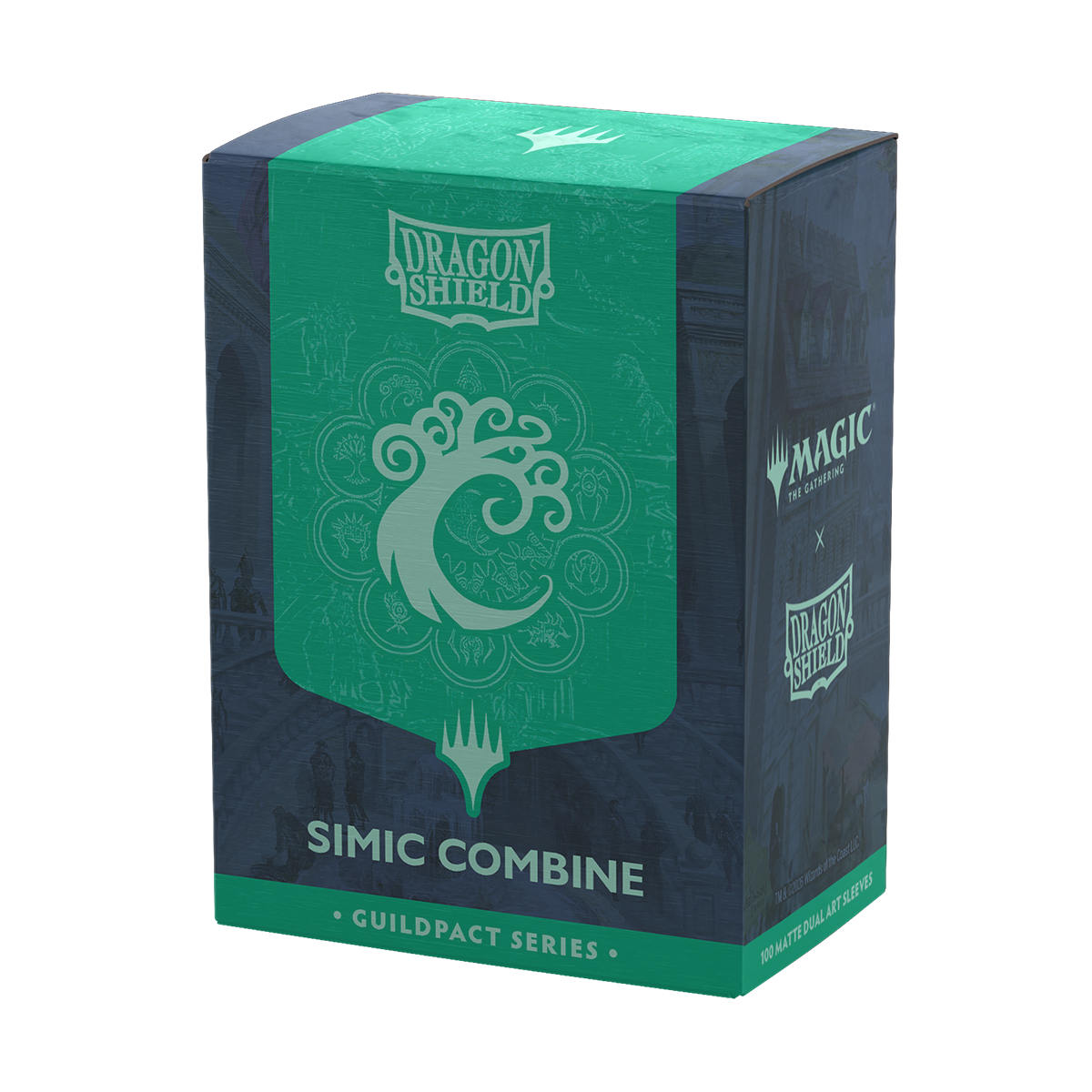 Dragon Shield – MTG Guildpact Series Brushed Art Sleeves – Simic Combine