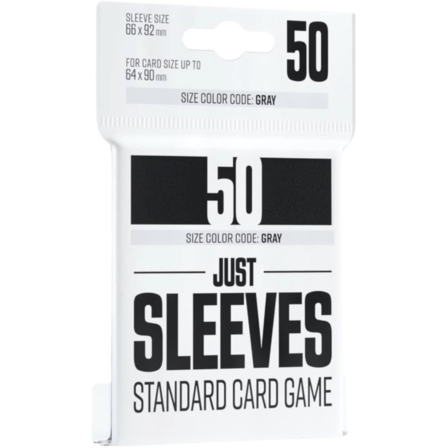 Gamegenic Just Sleeves: Standard Card Game Black (50)