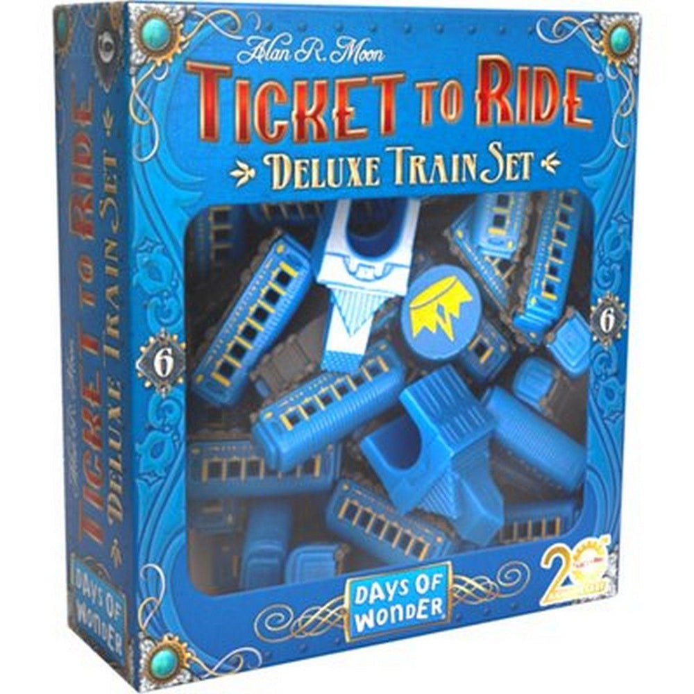 Ticket to Ride 20th Anniversary Deluxe train set BLUE