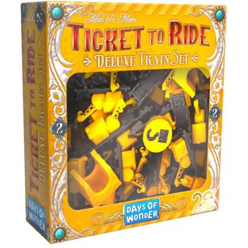 Ticket to Ride 20th Anniversary Deluxe train set YELLOW