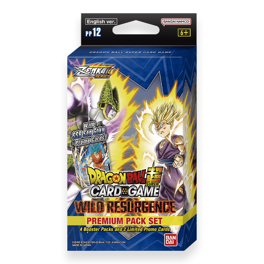 Dragon Ball Super CG: WILD RESURGENCE Premium Pack Set 12 (PP12)