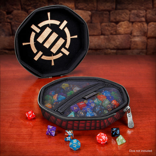 ENHANCE DnD Dice Tray and Dice Case – Collector’s Edition 150 (Dragon Red)