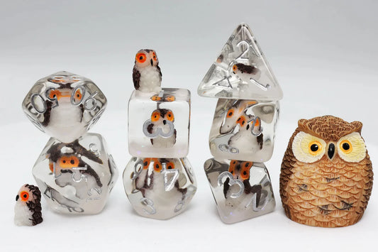 Wise Owl RPG Dice Set