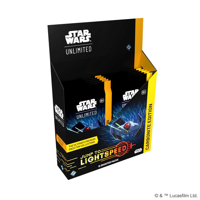 Star Wars: Unlimited Jump to Lightspeed Set 4 Carbonite Collector Booster Box Display (Pre-Order)