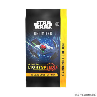 Star Wars: Unlimited Jump to Lightspeed Set 4 Carbonite Collector Booster Pack (Pre-Order)