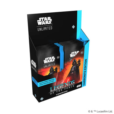 Star Wars: Unlimited Legends of the Force Set 5 Carbonite Booster Box (Pre-Order)