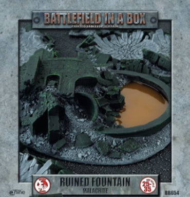Battlefield In a Box - Gothic Battlefields: Ruined Fountain - Malachite