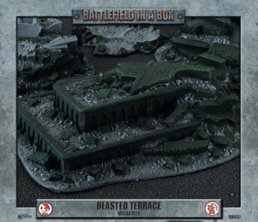 Battlefield In a Box - Gothic Battlefields: Blasted Terrace - Malachite