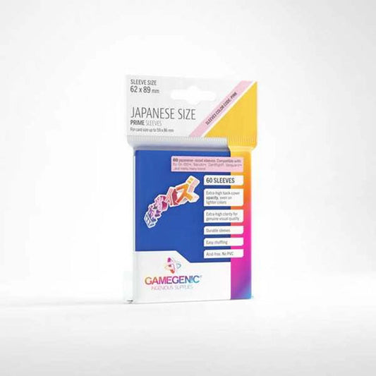 Gamegenic Prime Japanese Sized Sleeves Blue (60 ct.)