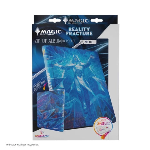 Gamegenic Magic: The Gathering Reality Fracture Zip-Up Album 18-Pocket - Overwrite the Multiverse