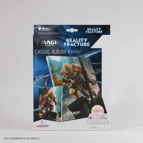 Gamegenic Magic: The Gathering Reality Fracture Casual Album 18-Pocket - Ajani, Path Of Vengeance/Ajani, Counterattack Leader