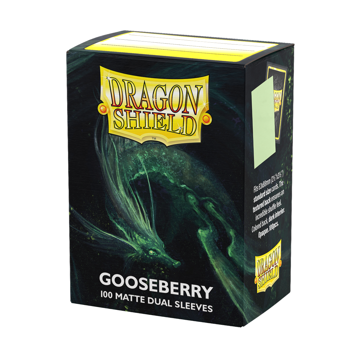 Dragon Shield Standard Size – Dual Matte – Gooseberry
